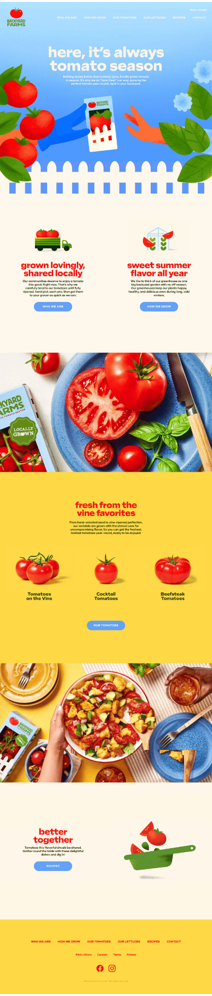 Backyard Farms - Organic Produce E-Commerce Website