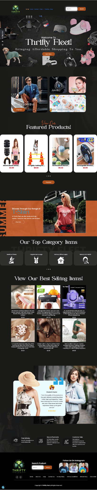 Thrifty Fleet - Online Shopping & Lifestyle Store