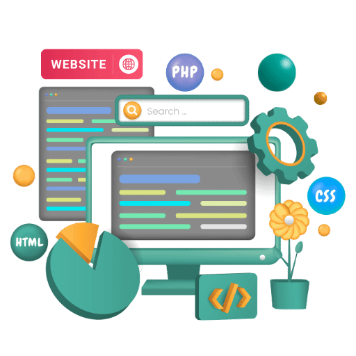 Web Development Illustration